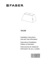 Faber Chloe 36 Black 600 cfm Installation guide