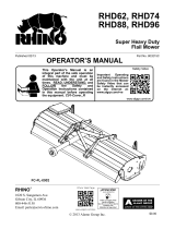 RHINO Heavy Duty Flails User manual