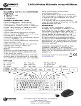 Geemarc Wireless keyboard User guide