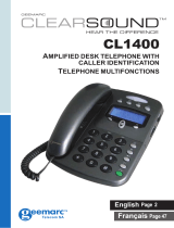 Geemarc CL1400 User guide