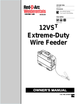 Miller 12VST EXTREME-DUTY WIRE FEEDER Owner's manual