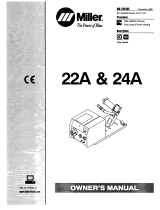 Miller 22A CE Owner's manual