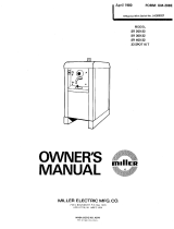 Miller SR-400-32 Owner's manual