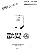 Miller JE739734 Owner's manual