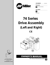 Miller 74 SERIES DRIVE ASSEMBLY Owner's manual