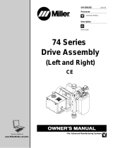 Miller 74 SERIES DRIVE ASSEMBLY Owner's manual