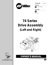 Miller 74 SERIES DRIVE ASSEMBLY (LEFT AND RIGHT) Owner's manual