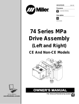 Miller 74 SERIES MPA DRIVE ASSEMBLY (LEFT AND RIGHT) Owner's manual