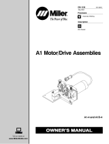 Miller A1 MOTOR/DRIVE ASSEMBLIES Owner's manual