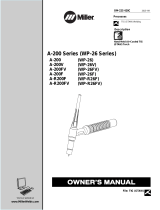 Miller A-200 TORCHES Owner's manual