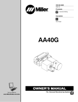 Miller AA40G Owner's manual