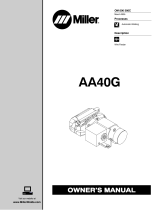 Miller AA40G Owner's manual