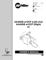 Miller AA40GB Owner's manual