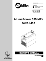 Miller ALUMAPOWER 350 MPA AUTO-LINE Owner's manual