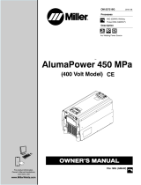 Miller ALUMAPOWER 450 MPA (400 VOLT MODEL) CE Owner's manual