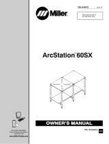 Miller ARCSTATION WELD TABLE - 60SX Owner's manual