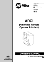 Miller AROI (AUTOMATIC REMOTE OPERATOR INTERFACE) Owner's manual