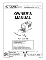 AUTO ARC AUTO ARC 120 Owner's manual
