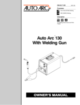 Miller AUTO ARC 130 WITH WELDING GUN Owner's manual