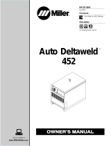 Miller Auto Deltaweld 452 Owner's manual