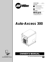 Miller AUTO-AXCESS 300 Owner's manual