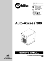 Miller AUTO-AXCESS 300 Owner's manual
