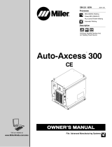 Miller AUTO-AXCESS 300 CE Owner's manual