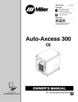 Miller AUTO-AXCESS 300 CE Owner's manual