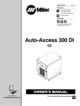 Miller AUTO-AXCESS 300 DI CE Owner's manual