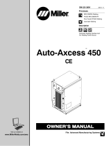 Miller AUTO-AXCESS 450 CE Owner's manual
