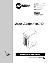 Miller AUTO-AXCESS 450 DI Owner's manual