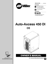 Miller AUTO-AXCESS 450 DI CE Owner's manual