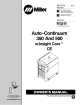 Miller AUTO-CONTINUUM 350 Owner's manual