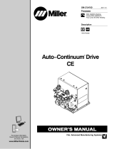 Miller AUTO-CONTINUUM DRIVE Owner's manual