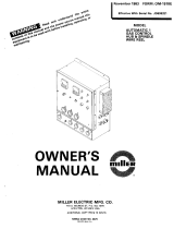 Miller AUTOMATIC 1 Owner's manual
