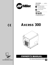 Miller AXCESS 300 CE Owner's manual