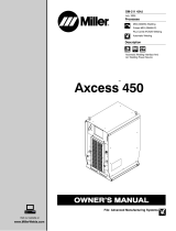 Miller Axcess 450 Owner's manual