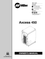 Miller Axcess 450 Owner's manual