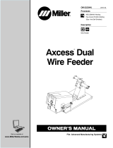 Miller AXCESS DUAL WIRE FEEDER Owner's manual