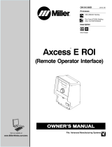 Miller AXCESS E ROI Owner's manual