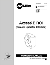 Miller AXCESS E ROI Owner's manual