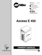 Miller AXCESS E WELDING POWER SOURCES Owner's manual