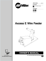 Miller AXCESS E WIRE FEEDER Owner's manual