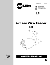 Miller AXCESS WIRE FEEDER IEC Owner's manual