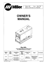 Miller KH360783 Owner's manual