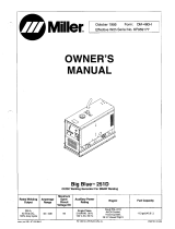 Miller Big Blue 251D Owner's manual