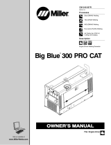 Miller BIG BLUE 300 PRO CAT (ALSO SEE PRO 300 CAT) Owner's manual