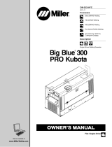 Miller BIG BLUE 300 PRO KUBOTA Owner's manual