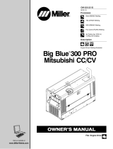 Miller BIG BLUE 300 PRO MITSUBISHI CC/CV Owner's manual