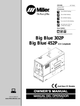Miller BIG BLUE 452P (PERKINS) Owner's manual